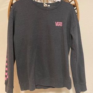 Vans gray crewneck